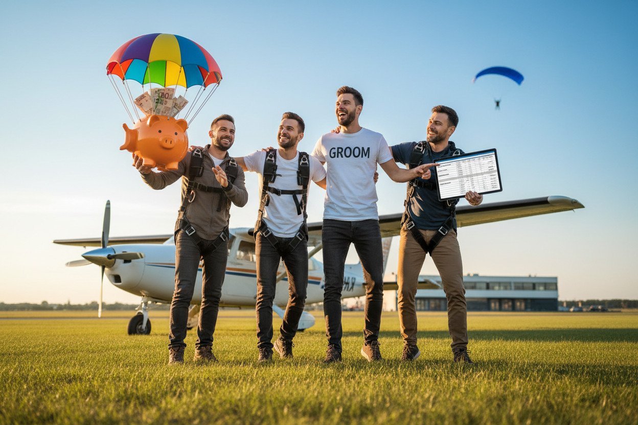 Ekstremalny wieczór kawalerski – ile to kosztuje i jak zaplanować budżet