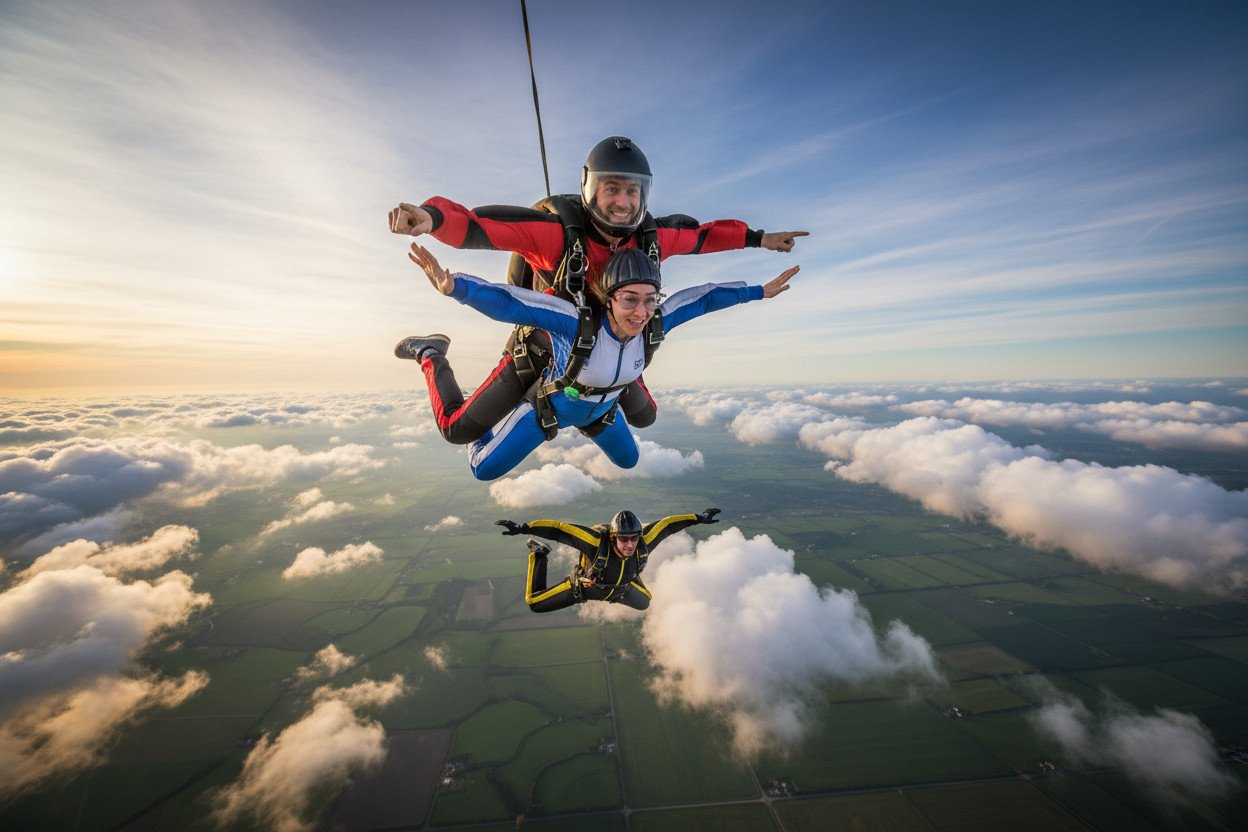 Kurs AFF jako brama do licencji spadochronowej