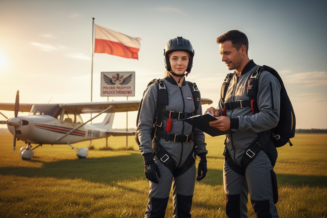 Minimalny wiek skoku spadochronowego — przepisy w Polsce