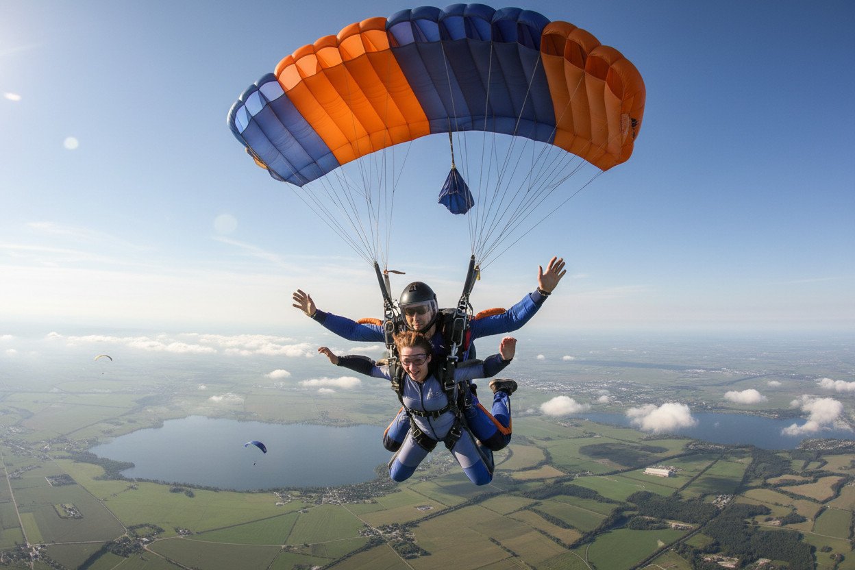 Skok tandem wiek — co musisz wiedzieć przed rezerwacją