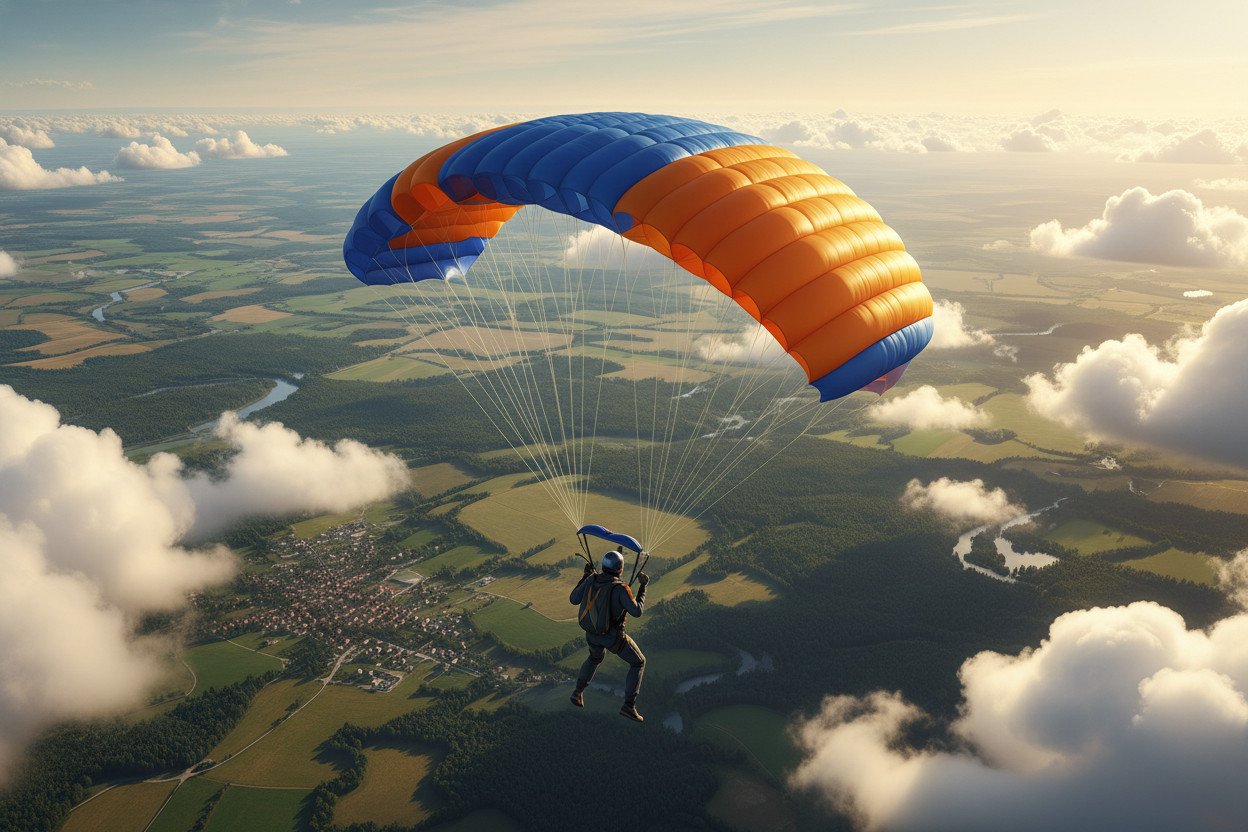 Z jaką prędkością spada się ze spadochronem po otwarciu czaszy